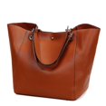 thumbnail image 5 of Bandoleras de piel de lujo para mujer, bolsos cruzados con asa superior de gran capacidad, bolso grande Purs, 5 of 5