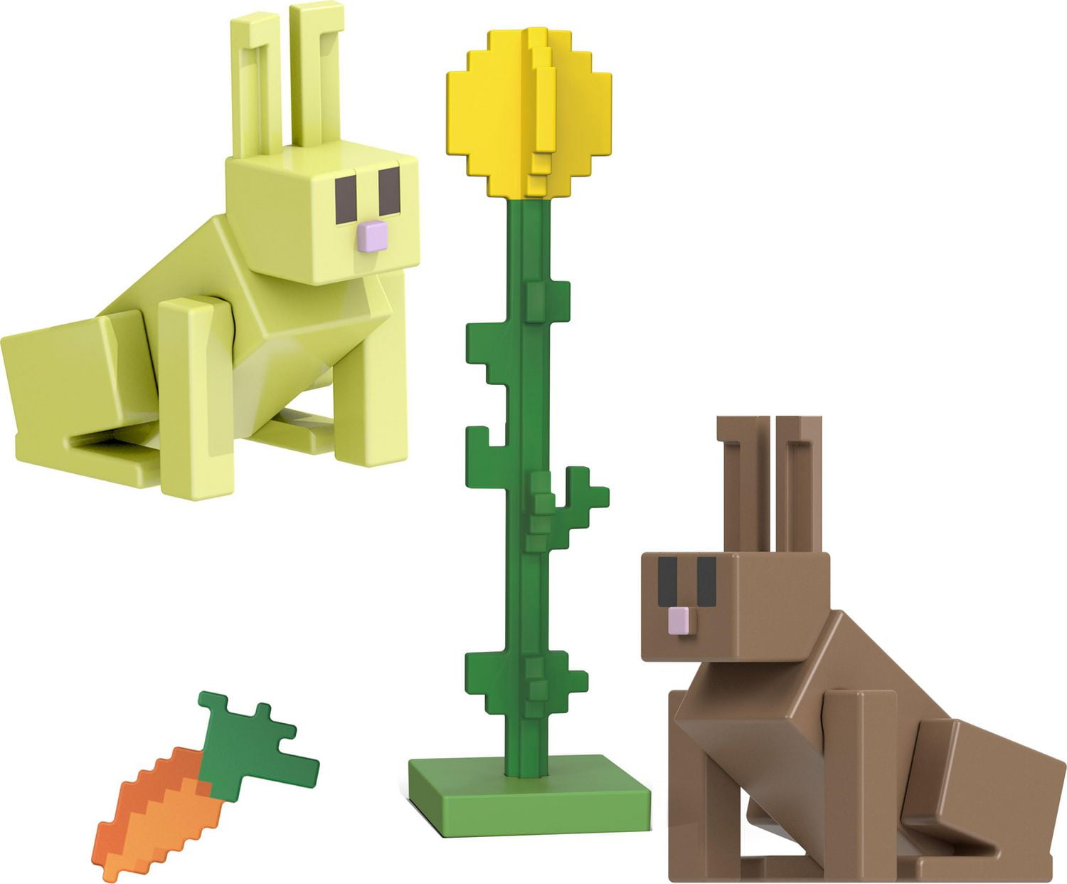MINECRAFT – FIGURINE DE BASE – 8,26 CM (3,25 PO) – Lapins