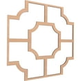thumbnail image 3 of 33"W x 33"H x 3/8"T Extra Large Bradley Decorative Fretwork Wood Ceiling Panels, Alder, 3 of 10