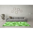 thumbnail image 3 of Ahgly Company Indoor Rectangle Abstract Green Modern Area Rugs, 4' x 6', 3 of 4