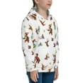 thumbnail image 4 of Kids Curious George Pullover Hoodies Unisex 3D Printed Hoodie Sweatshirt for Boys Girls, 4 of 5