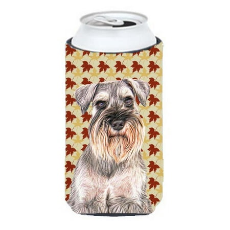 

Fall Leaves Schnauzer Tall Boy bottle sleeve Hugger