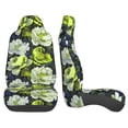 thumbnail image 3 of Sikiie Teal floral elegance Car Seat Protector 2 Pack Car Seat Cushion Mat, Car Seat Covers for SUV, Truck, Van, 3 of 7