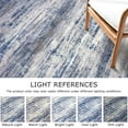 thumbnail image 3 of iOhouze 5x7 Area Rugs Modern Abstract Washable Rug Soft Low Pile Non-slip Rubber Backed Carpet Rugs Print Distressed Blue-greyRug for Living Room Bedroom Dining Room, 3 of 8