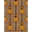 Mustard Yellow Terracotta, Pattern 1, variant on ODIKA 8'x10' Washable Area Rug Guitar Musical Print Instrument Scattered Motif Notes Border for King Size Bedroom Under Bed, Master Suite, Non-Shedding, Easy Care