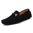 thumbnail image 2 of Zapatos Planos Ygjytge sin Cordones náuticos Hombres mocasines Transpirables Color Sólido, 2 of 9