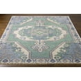 thumbnail image 5 of Hauteloom Mayland Wool Living Room, Bedroom Area Rug - Traditional - LightSage, Denim, Ivory - 18" x 18" Sample, 5 of 10
