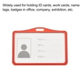 thumbnail image 6 of Uxcell 9.2x6.5cm Horizontal Aluminum Badge Holders with Metal Hook Lanyard Red 2Pack, 6 of 7