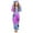 Purple, variant on Aofany Girls Onesies Pajamas Fleece Zip Up Jumpsuits Fuzzy Sherpa One Piece Loungewear Sleepwear Kids Hooded Rompers Costume Winter Clothes for 5-15 Years