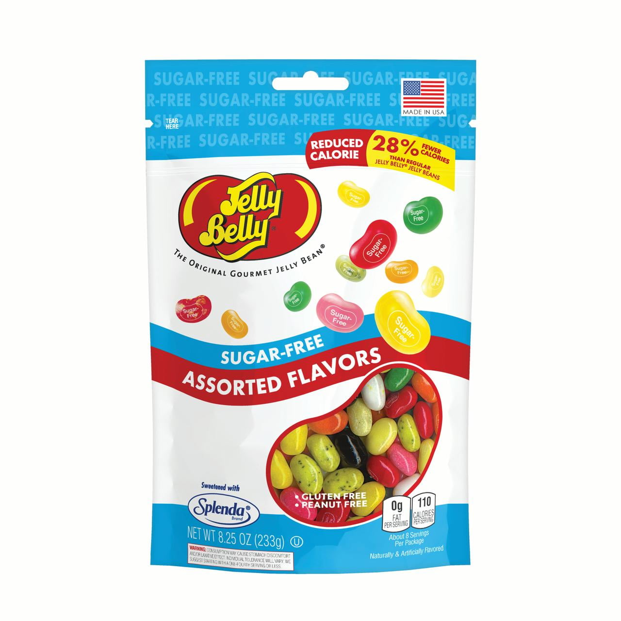 Jelly Belly Jelly Beans Candy Sugar Free 10 Assorted Flavors 8 25 Oz Bag
