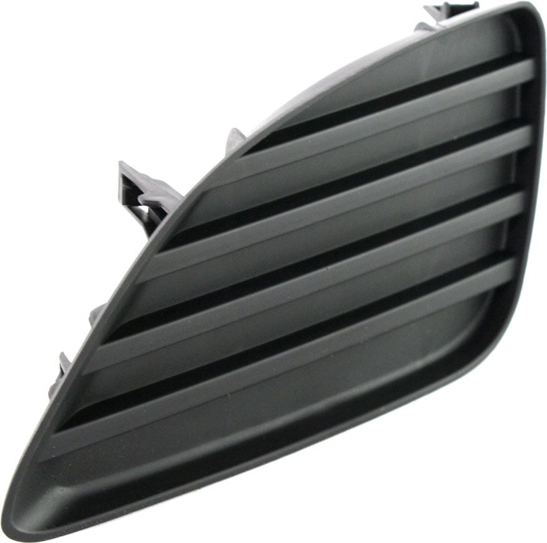 Fog Light Cover Compatible with 2010-2011 Toyota Camry Left Driver Textured Black