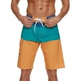 thumbnail image 3 of Y Board Short Pants Suits Medium Swim Trunks Mens Swim Trunks Long Men's Bathing Suits Trunks Swim Shorts with Compression Liner Boarding Shorts Men Board Suit Trunk Mesh Teal Mens Swim Trunks Men's, 3 of 4