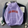 thumbnail image 2 of Vedolay Zip Up Hoodies for Women Women's 2023 Half Zip Crop Sweatshirt Workout Hoodie High Neck Long Sleeve Clothes,Purple XXL, 2 of 4