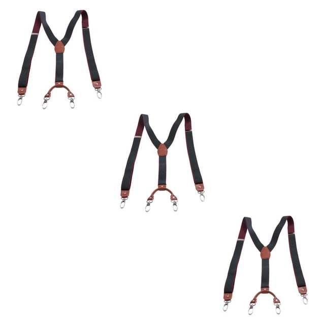 Guardurnaity Mens Suspenders Adjustable Heavy Duty Elastic Back Y Braces Straps Type1