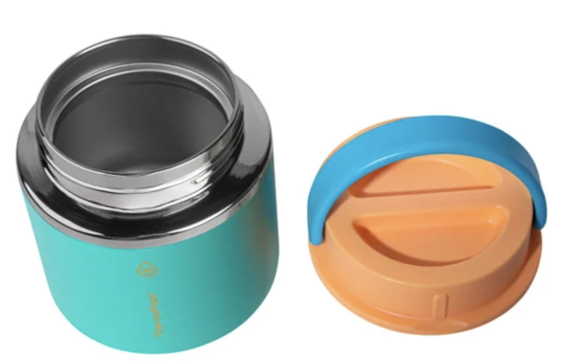 Thermoflask 20 oz Insulated Food Jar, 2-Pack, Pink and Blue, Hot 12 Hours Cold 24 Hours (Blue and Green)