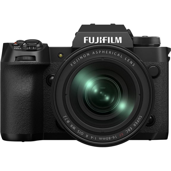Restored FUJIFILM X-H2 40.2MP APS-C Mirrorless Camera with FUJINON XF16-80mmF4 R OIS WR Lens, Black, International model