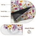 thumbnail image 6 of Runner Rug 2'x6', Purple Lavender Washable Non-Slip Hallway Runner Rugs, Watercolor Floral Daisy Botanical Spring Bedside Rugs Floor Mats Carpet Runners for Kitchen Bathroom Laundry Room, 6 of 8