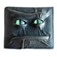 thumbnail image 1 of Devil Eye Wallet ojos Cartera cuero con cara contrabando - Necronomicon () Verde Púrpura, 1 of 9