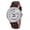 Silver / White, variant on Mens Leather Watch, Vintage Roman Numerals Moon Phase Dress Watch with Day & Date, Stainless Steel, Sapphire Crystal, Waterproof, Fashion Luxury Analog Quartz Wrist Watches for Men (Silver)