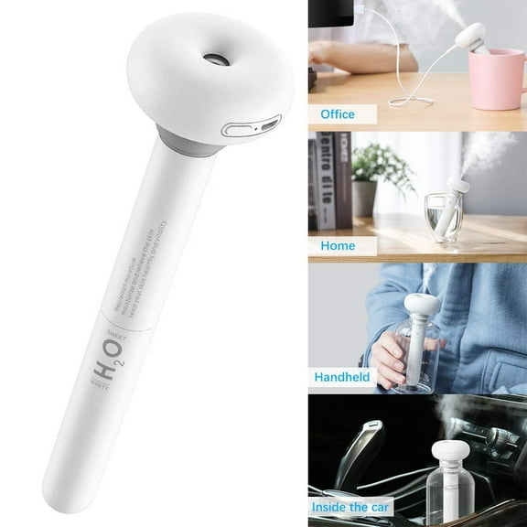 LNKOO Portable Mini Humidifier, Cool Mist Humidifier Travel Air Humidifier for Travel Office Hotel Household Without Water Bottle ,Mini Air Humidifier Diffuser Atomizer Adjustable For Car
