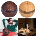 thumbnail image 1 of Xihbxyly Humidificador Usb con Diseño de Madera, Minidifusor de Aroma Redondo, Ambientador Usb, Hidratante y Purificador de La Piel, Antiestrés, para Uso En Casa o En La Oficina, Tamaño 110 X 110 X 9, 1 of 7