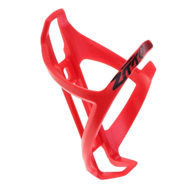Portabidón de agua para bicicleta de montaña y carretera, duradero, accesorios para cuadro rojo