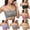 Grey, variant on Women's Double-Layer Large Size Strapless Detachable Bra Pad
