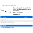 thumbnail image 2 of Steering Drag Link - Compatible with 1998 - 2003 Mercedes-Benz CLK320 Convertible 1999 2000 2001 2002, 2 of 2