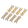 thumbnail image 3 of Terminal de engarzado de latón de 100 piezas, terminal de engarzado de empalme rápido de pala de 0,3-1,5 mm Conector de acoplamiento de latón Botón de presión de línea Conectores de empalme rápido, 3 of 4