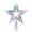 Colorful, variant on LED Lighted Christmas Tree Topper Star 6.3 x 7 Inch Star Tree Topper Xmas Ornaments Party Home Decoration (Warm White Light)