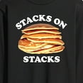 thumbnail image 3 of Instant Message - Pancakes Stacks On Stacks - Men's Long Sleeve T-Shirt, 3 of 6