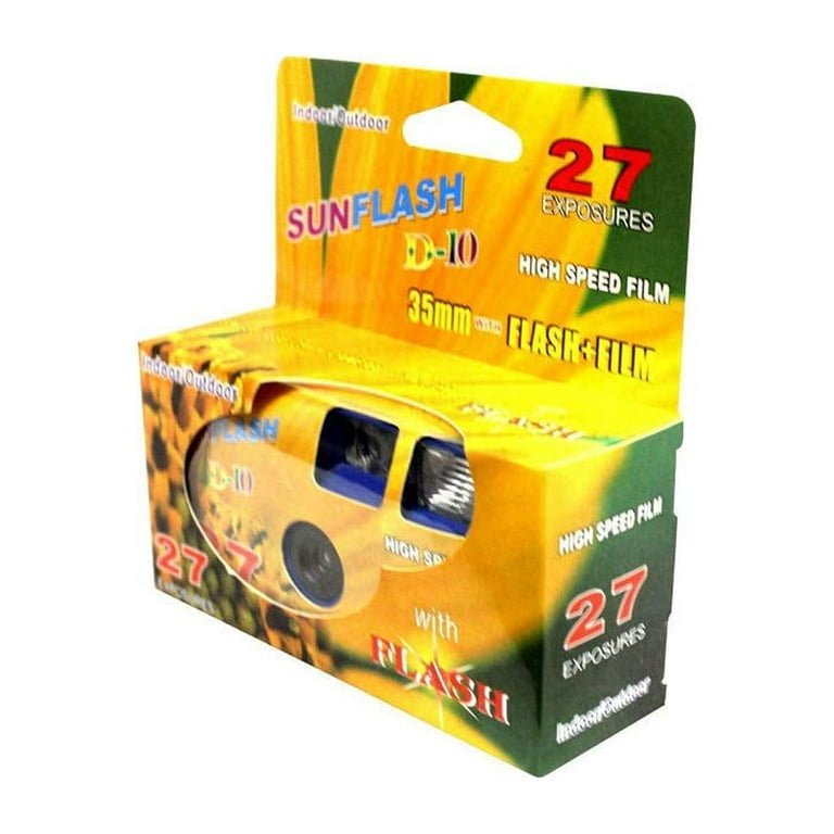 Kodak HD Power Flash One Time Use 35mm Disposable Camera 27exp