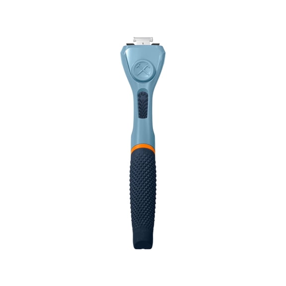 Dollar Shave Club Diamond Grip Textured Handle Blue Razor Handle (1ct)