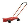 thumbnail image 6 of KFFKFF Snow Pusher Shovel with Wheels, 37.8 in Snowplow Shovel Featuring Adjustable Angled Blade & Handle, Sturdy Plastic Winter Tool, Convenient Snow Removal Solution for Driveways, 6 of 9