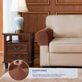 thumbnail image 3 of Dream Lifestyle Sofa Armrest Covers, Stretch Plush Arm Covers Anti-Slip Couch Armrest Covers Furniture Armrest Protector for Sofa Couch Chair Recliner, Set of 2, 3 of 7