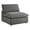 Gray, variant on Maklaine Fabric Down Filled Overstuffed Armless Chair in Azure