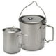 thumbnail image 1 of Juego de campamento premium: taza de titanio 450ml + olla colgante 750ml - ultra ligero y resistente para senderismo, picnic y aventuras al aire libre., 1 of 7