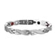 thumbnail image 2 of Pulsera Pareja Terapia Magnética Con Dragón Trenzado Brazaletes Desmontables (plateado), 2 of 7