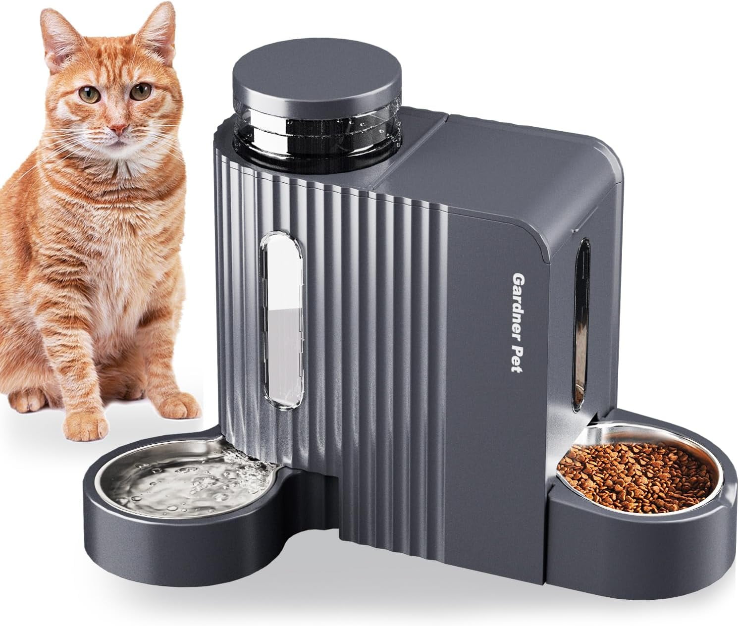 Nomipaw Gravity Auto Pet Food and Water Feeder Set photo 1