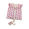 thumbnail image 4 of Vsenkes Kids Swim Vest Boys Girls Swim Jacket for Beach Playing Striped heart, 4 of 9