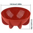 thumbnail image 3 of 2X Molde para Hornear, Molde de Silicona para Hemisferio, Cúpula, Molde de Silicona, Molde Planetario, Molde para Pastel con Forma de Semicírculo, Rojo Ladrillo, 3 of 3
