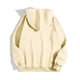 thumbnail image 2 of Gibobby Sudadera ligera hombre Sudaderas unisex con capucha Real Hasta la Muerte para hombre y mujer(Beige,G), 2 of 3