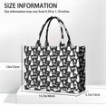 thumbnail image 3 of Large Capacity Tote Bag,Halloween Ghost Boo Pattern Handbag Fashion Luxury Tote Bag,15.7"x13"x 5.1" Inches,Laptop Compatible, 3 of 6