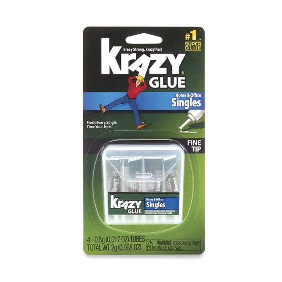 Krazy Glue Instant All Purpose Single Use Tubes