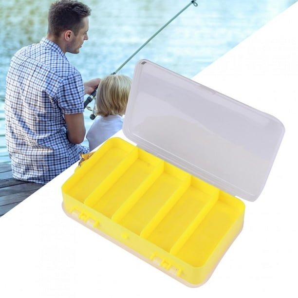 Fishing Tackle Organizer, Double Sided ABS Plastic Durable Fishing Tackle  Box Practical For Baits For Terminals For Hooks For Beads 