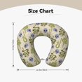 thumbnail image 5 of KLL Skull Snake Pattern Memory Foam Cervical Neck Pillow Versatile U-Shaped Pillows for Home/Office/Camping/Travelling/Soft Washable Cover, 5 of 8