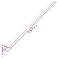thumbnail image 2 of vidaXL Cable Trunking 0.4"x0.4" 98.4' PVC, 2 of 8