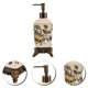 thumbnail image 3 of Vintage Style Ceramic Flower Printing Lotion Dispenser Bottle Lotion Holder, 3 of 4