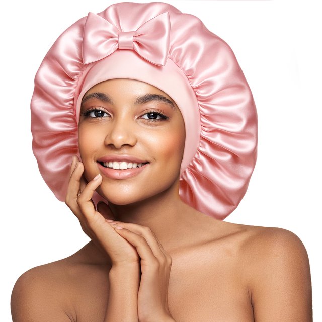 Gorro de seda Umisleep 22 Momme Mulberry Silk para mujer, color rosa