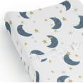 thumbnail image 4 of Sweet Jojo Designs Moon Bear Boy, Girl, Unisex/Gender Neutral Changing Pad Cover Sheet, 4 of 6